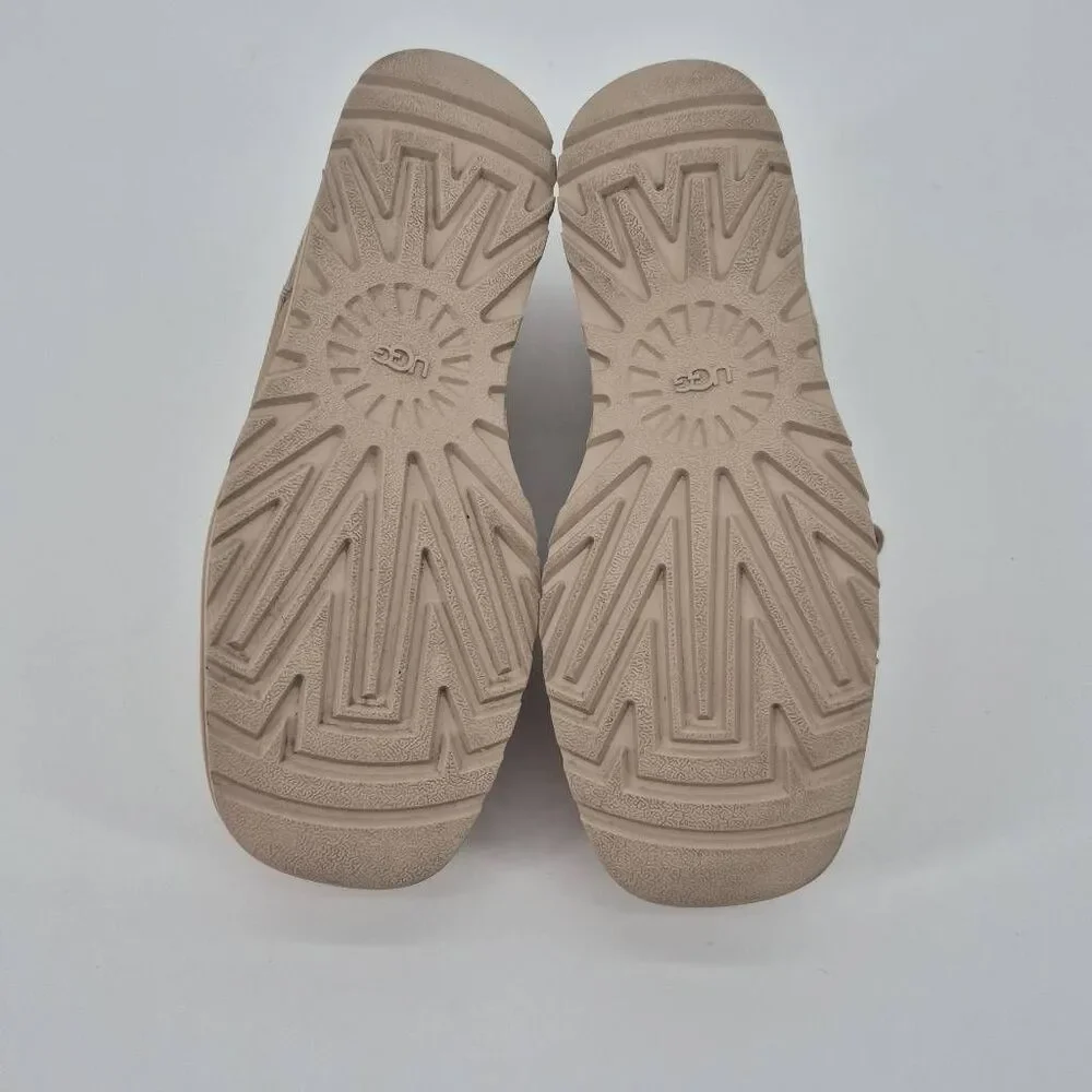 Ugg CityFunc Platform Shoes Suede Women's Lace-Up Size 8